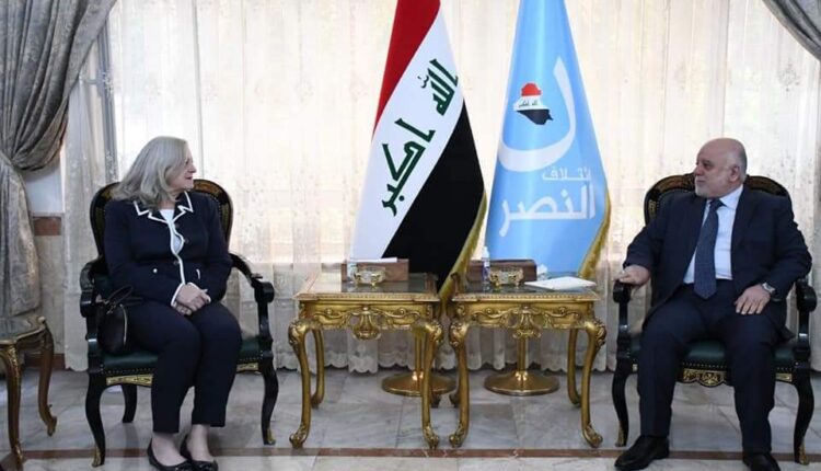 اجتماع-بين-العبادي-والسفيرة-الأميركية-في-بغداد-—مصدر-الخبر—-سياسة-–-iq-news