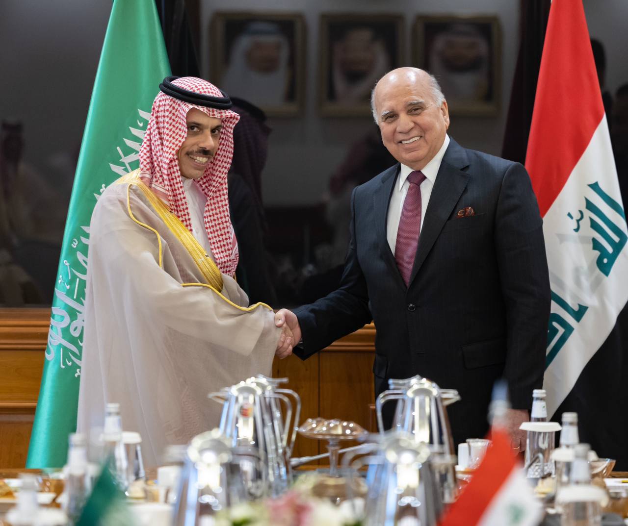 وزيرا-خارجية-العراق-والسعودية-يرأسان-الإجتماع-الرابع-للجنة-السياسية-والأمنية-والعسكرية-المنبثقة-عن-مجلس-التنسيق-السعودي-العراقي
