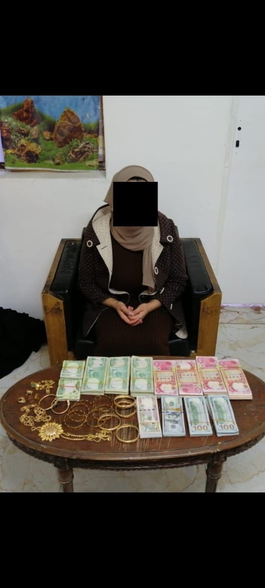 اعتقال-امرأة-متهمة-بسرقة-مبالغ-مالية-“كبيرة”-في-نينوى